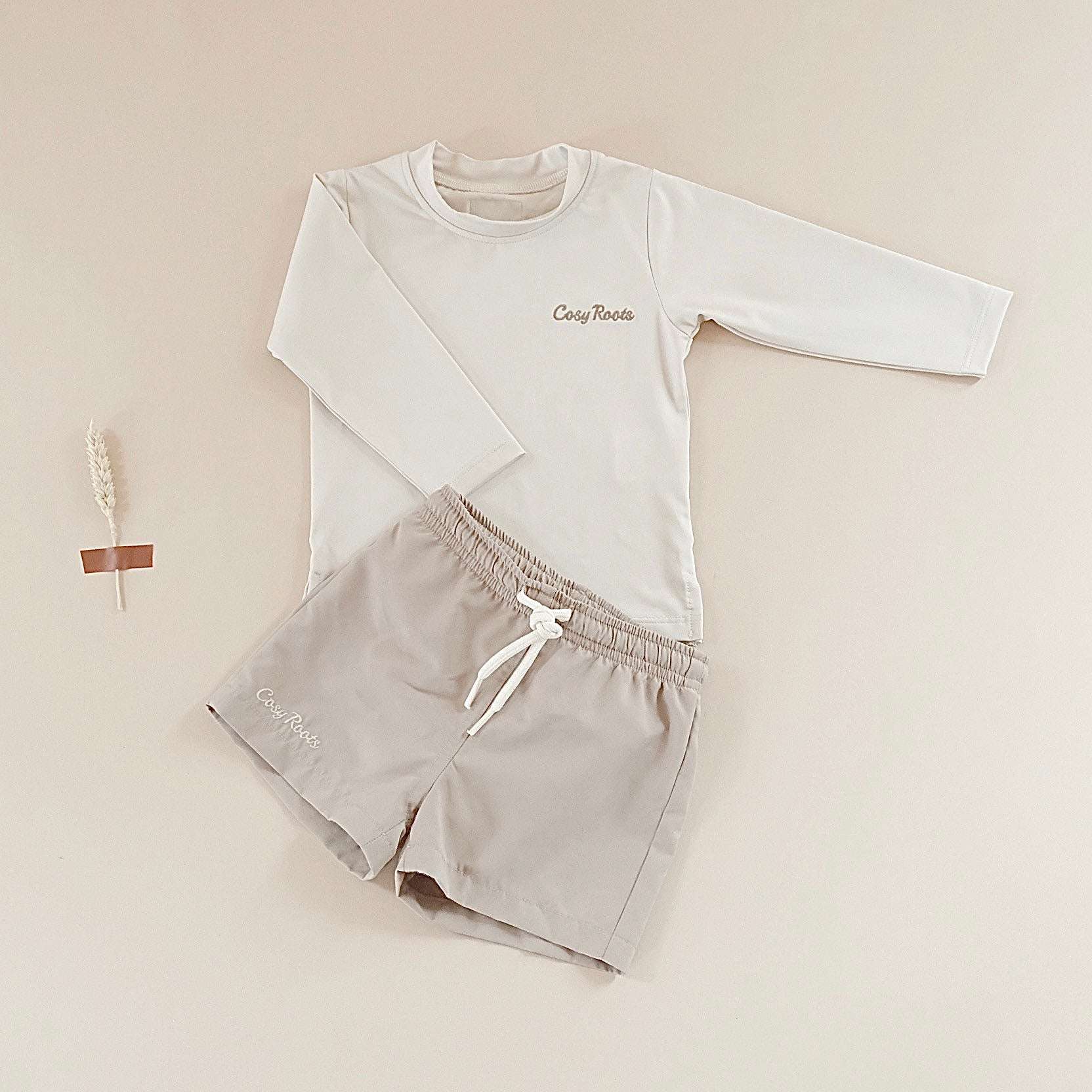 Sustainable UV Shirt - Sand (UV STANDARD 801) - Image 15
